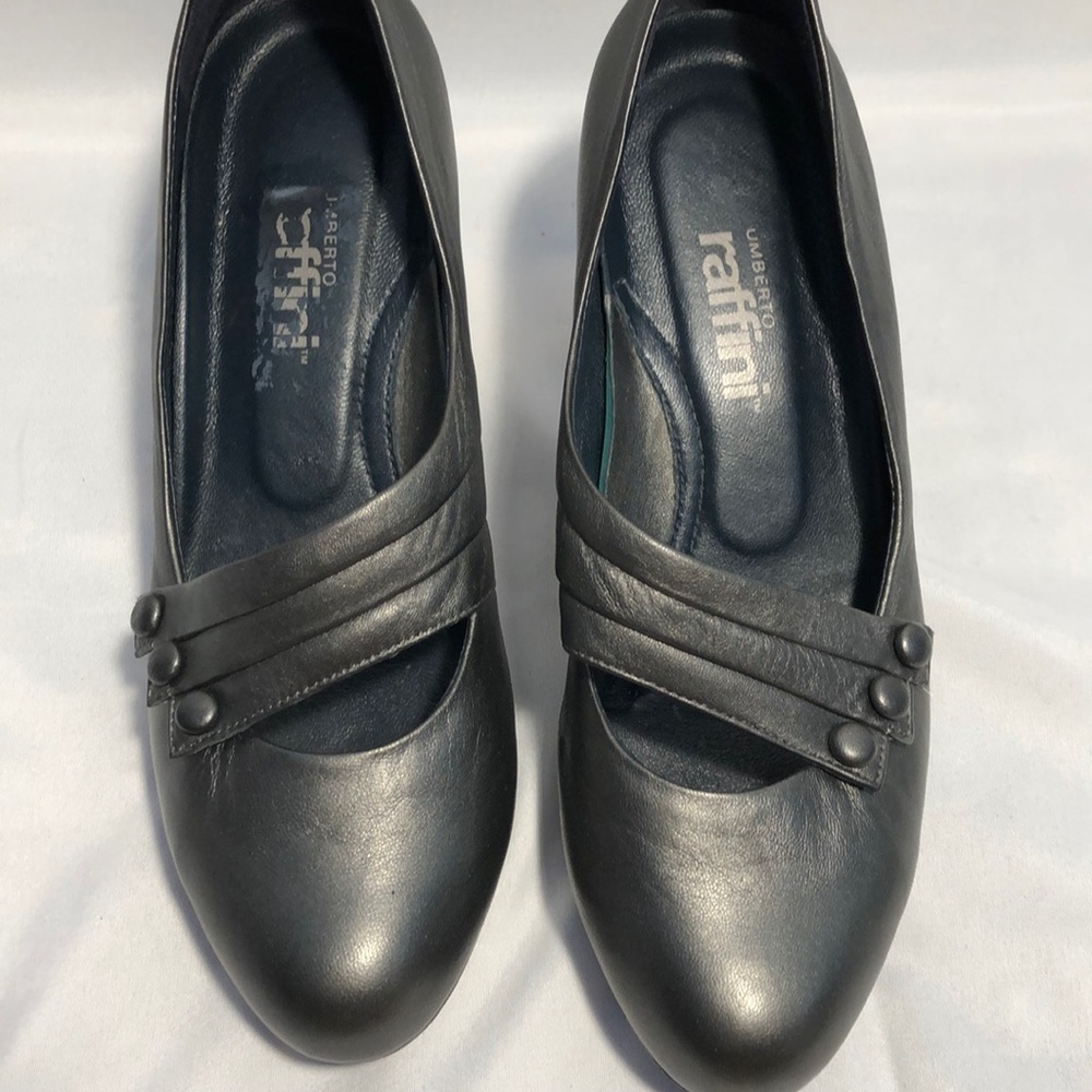 Umberto Raffini Metallic Leather Heels